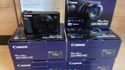 Canon PowerShot SX740 HS Black Compact Digital Camera Zoom Lens