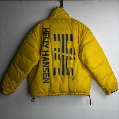 Vintage 90`s Puffer Down Jacket Helly Hansen Reversible Double