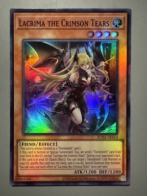 YUGIOH LACRIMA THE CRIMSON TEARS ASIA ENGLISH EDITION ROTA-AE014