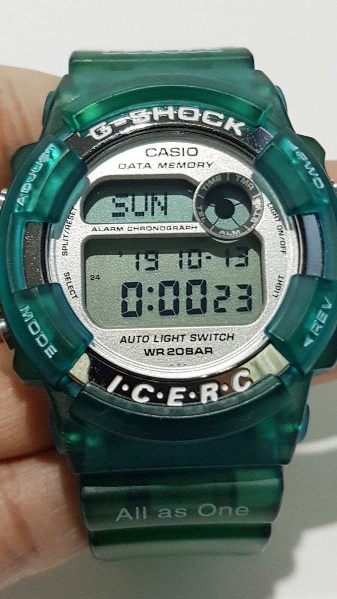 G-Shock Vintage DW-9200K Emerald Green Jelly Dolphin&Whales ICERC