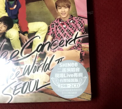SHINee The 2nd Concert Album: SHINee WORLD II in Seoul Taiwan 2-CD