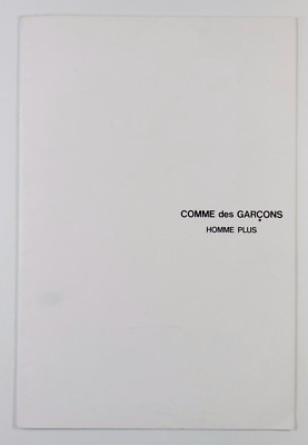 Comme Des Garcons 1986 Homme Plus CATALOG lookbook 3 PETER