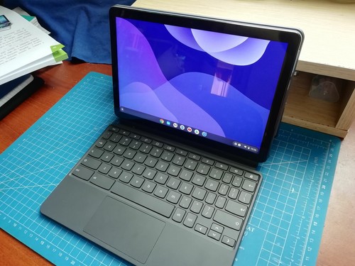 Lenovo Chromebook Duet CT-X636F, 64GB, Wi-Fi, 10.1 in - Ice Blue