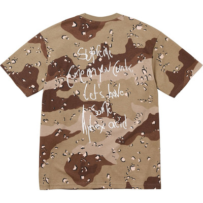 SUPREME Aphex Twin Windowlicker Tee Chocolate Chip Camo T-Shirt