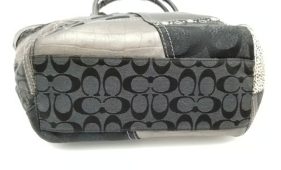 Coach Bleecker Black Patchwork Tote | eBay