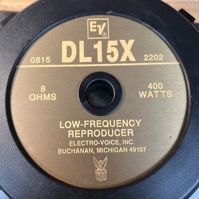 Electro Voice DL15X 希少ビンテージ1ペア動作品 Electro Voice 2way