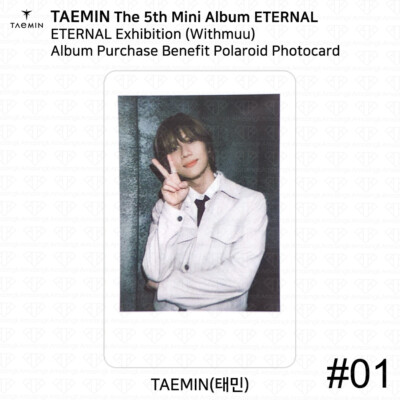 SHINee Taemin The 5th Mini Album ETERNAL Exhibition Withmuu