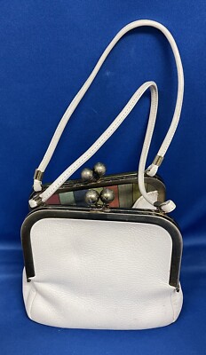 Rare Vintage Coach 1960's Bonnie Cashin Double Kiss Purse