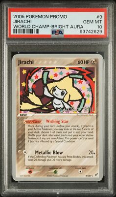 PSA 10 Jirachi World Championships Bright Aura #9 2005 Pokemon