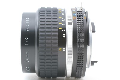 SIC; MINT+] Nikon Ai-s Nikkor 24mm f/2 AIS MF Lens S/N;247*** from