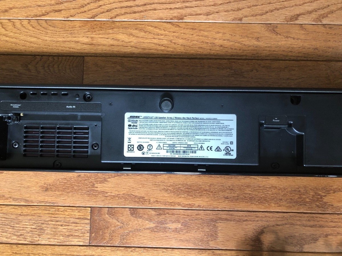 Bose Lifestyle 135 Home Entertainment System, AV35 Console, Remote