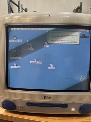 Apple iMac 2002 M5521 Indigo Blue Desktop Computer ***Parts | eBay