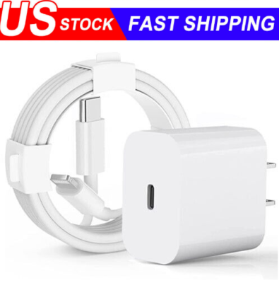 Original USB-C Fast Charger For iPhone 14 13 12 11 Pro Max XS XR 8