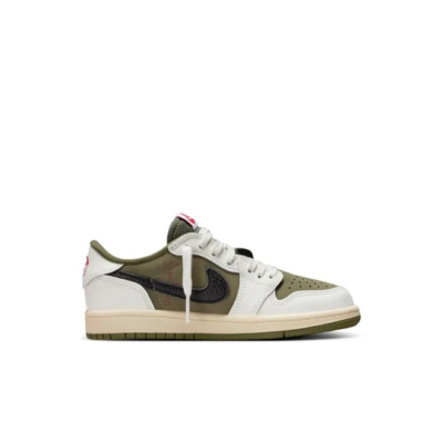 Air Jordan 1 Retro Low OG SP (PS) Travis Scott Medium Olive DO5442