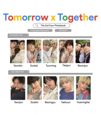 TXT H:OUR THE 3RD PHOTOBOOK IN SUNCHEON PHOTOCARD OFFICIAL | eBay