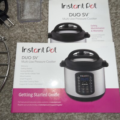 Instant Pot DUO SV 6-Quart 9-in-1 Multi-Use Pressure Cooker With