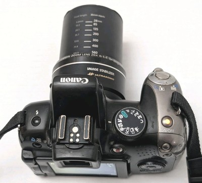 Canon PowerShot SX20 IS 12.1MP Digital Camera Black Flash Not