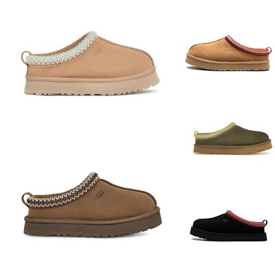 UGG big kids size tasman tazz platform wool slipper NWB 1143776k
