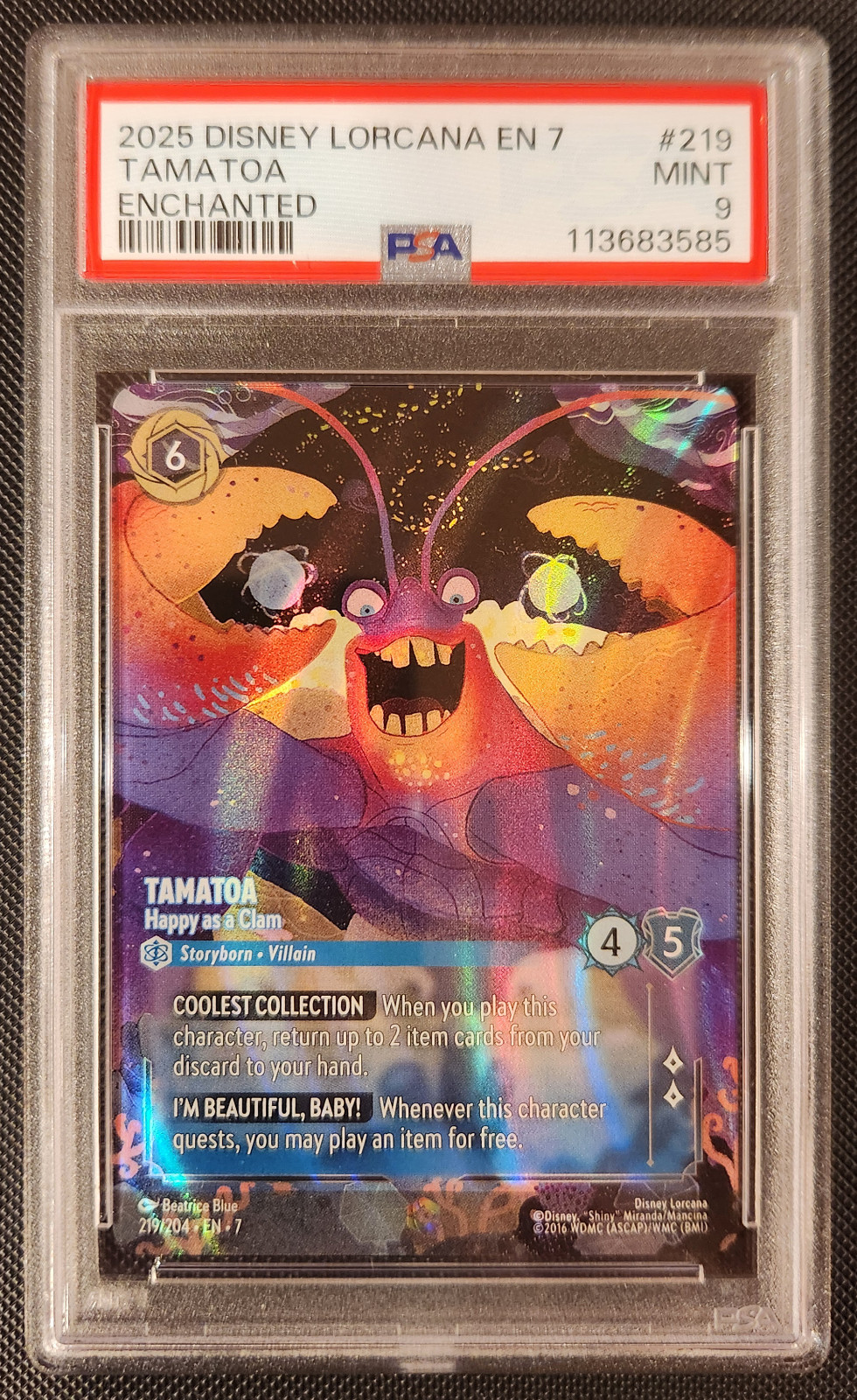 Tamatoa - Happy as a Clam 2025 Archazia's Island #219/204