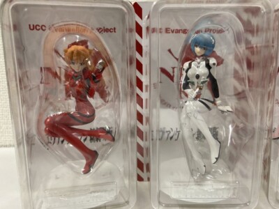 UCC Coffee Evangelion Figure Asuka Rei Ayanami Mari 2011 Limited
