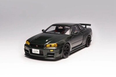 MOTORHELIX 1:18 Nissan Skyline GT-R R34 CRS VER Simulation Alloy