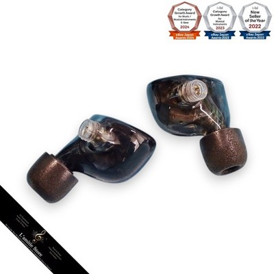 JH Audio Roxanne Universal Fit Stereo Earphones With Case Used