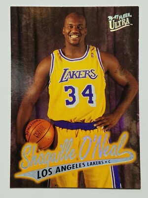 96-97 Fleer Ultra Shaquille O'Neal #55 / 1st Card Los Angeles