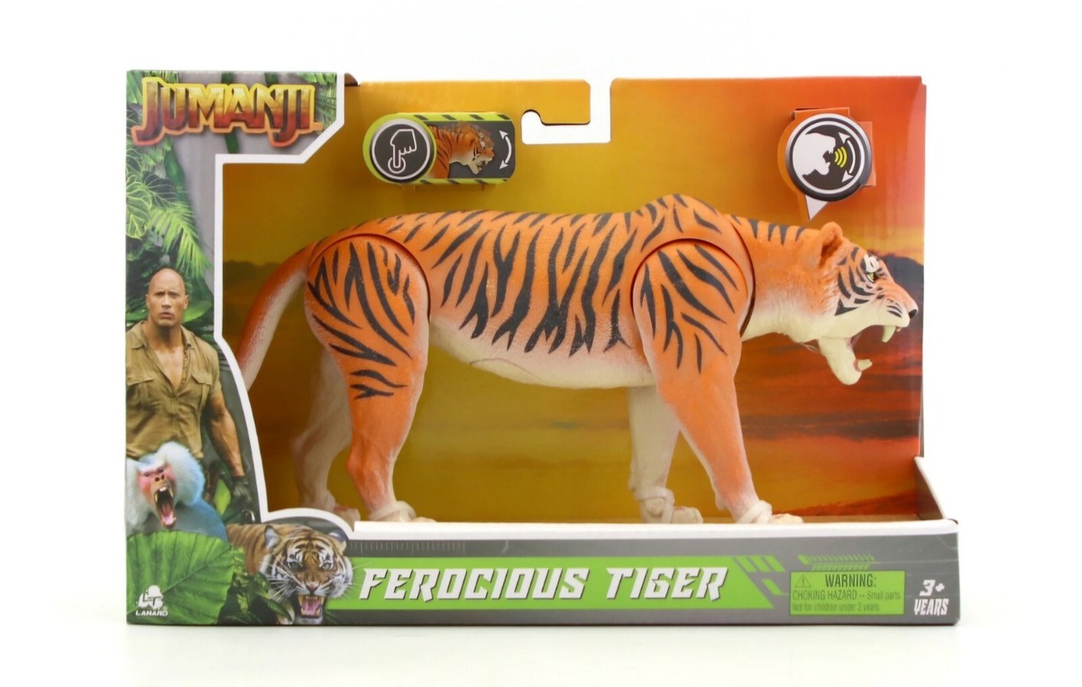 LANARD JUMANJI 31209 Ferocious Tiger Figure with Realistic Roar