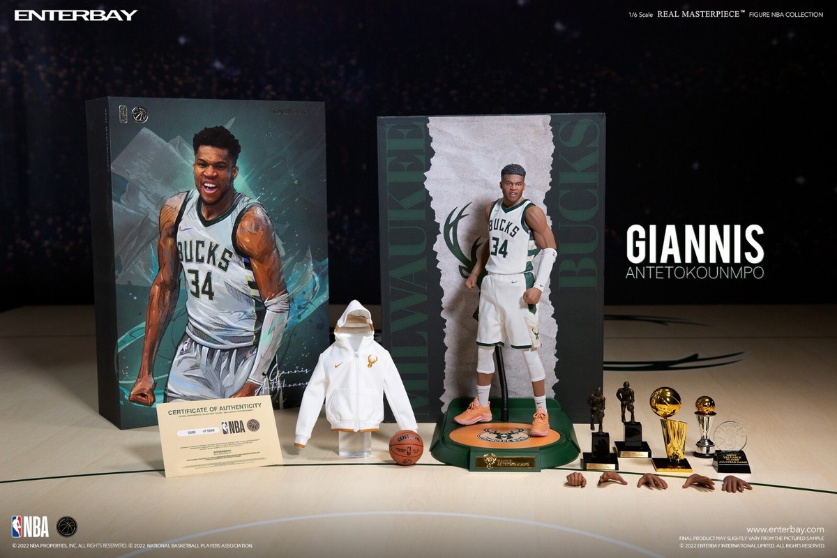 ENTERBAY NBA GIANNIS ANTETOKOUNMPO 1/6 ACTION FIGURE BUCKS EDITION