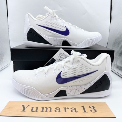 Nike Kobe 9 Elite Low Protro White Court Purple IH1401-100 Men's