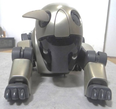 Junk Sony Aibo ERS-210 Silver color No Tested For Parts RARE unit
