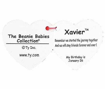 Ty Valentines Beanie Boo's Xavier Bear White NEW 6” Rare CVS