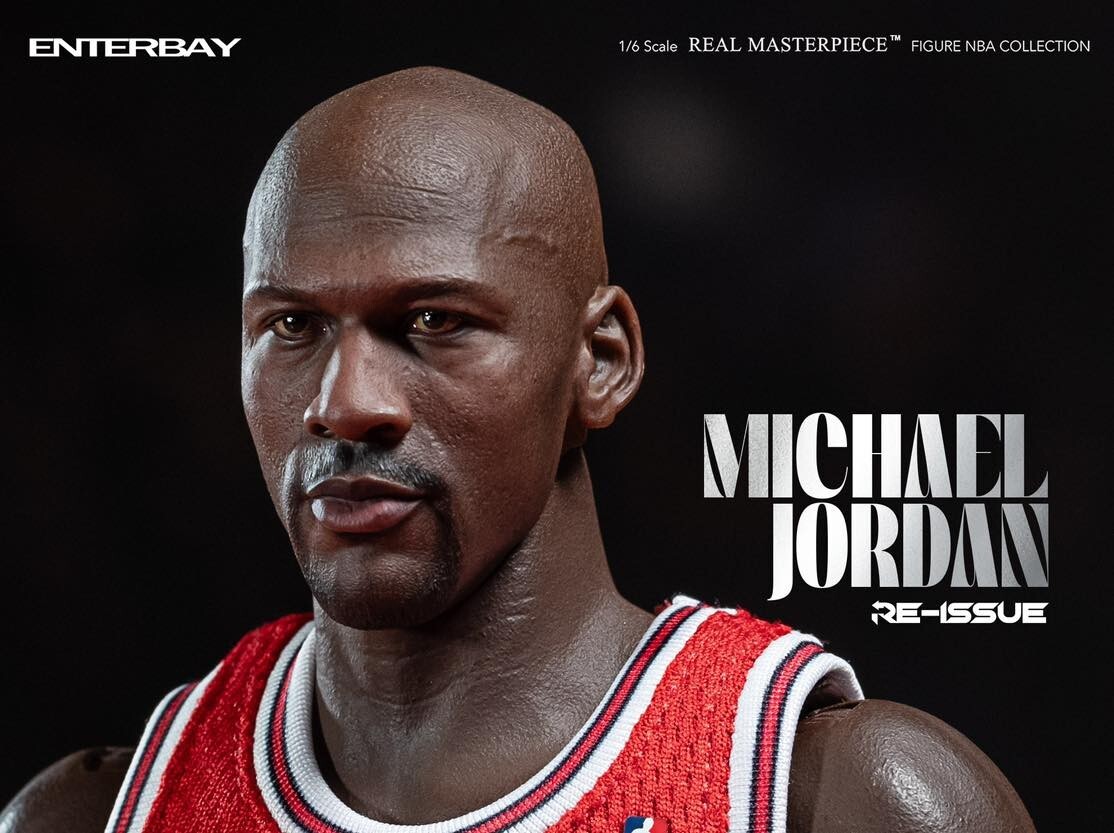 ENTERBAY NBA 1/6 Micheal Jordan I'M Back Bulls #45 & #12 Re-Issue