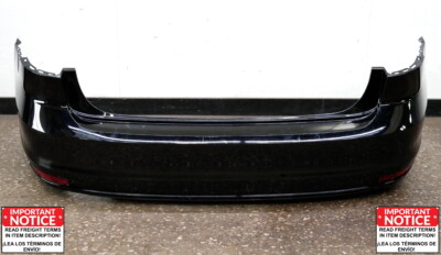Rear Bumper Cover 15-18 VW Jetta Sedan MK6 L041 Black - Genuine
