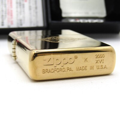 Ducati Meccanica Bologna Solid Brass Zippo Oil Lighter 2000 Mint