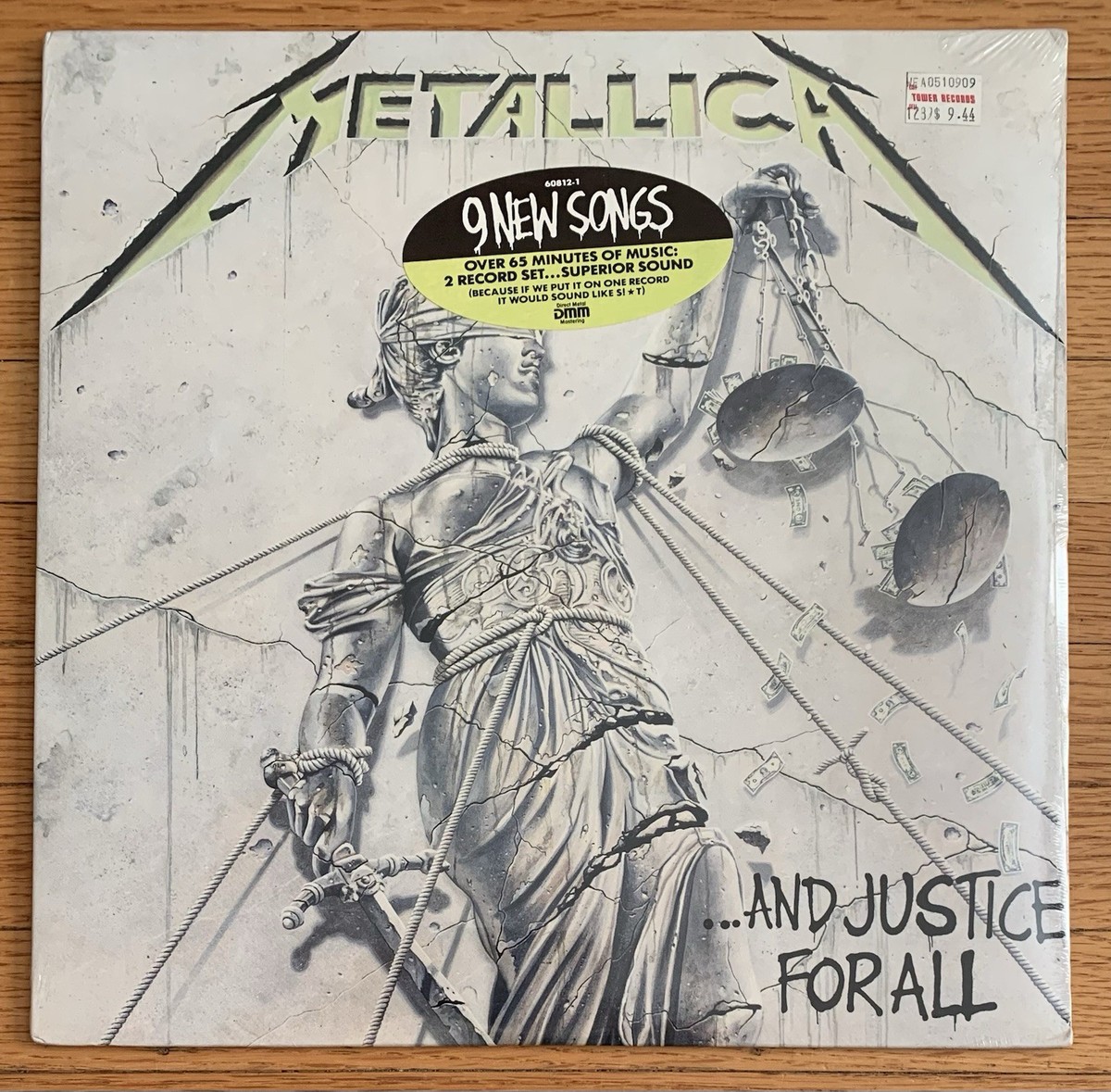 And Justice for All [LP] by Metallica (Vinyl, Sep-1988, Elektra