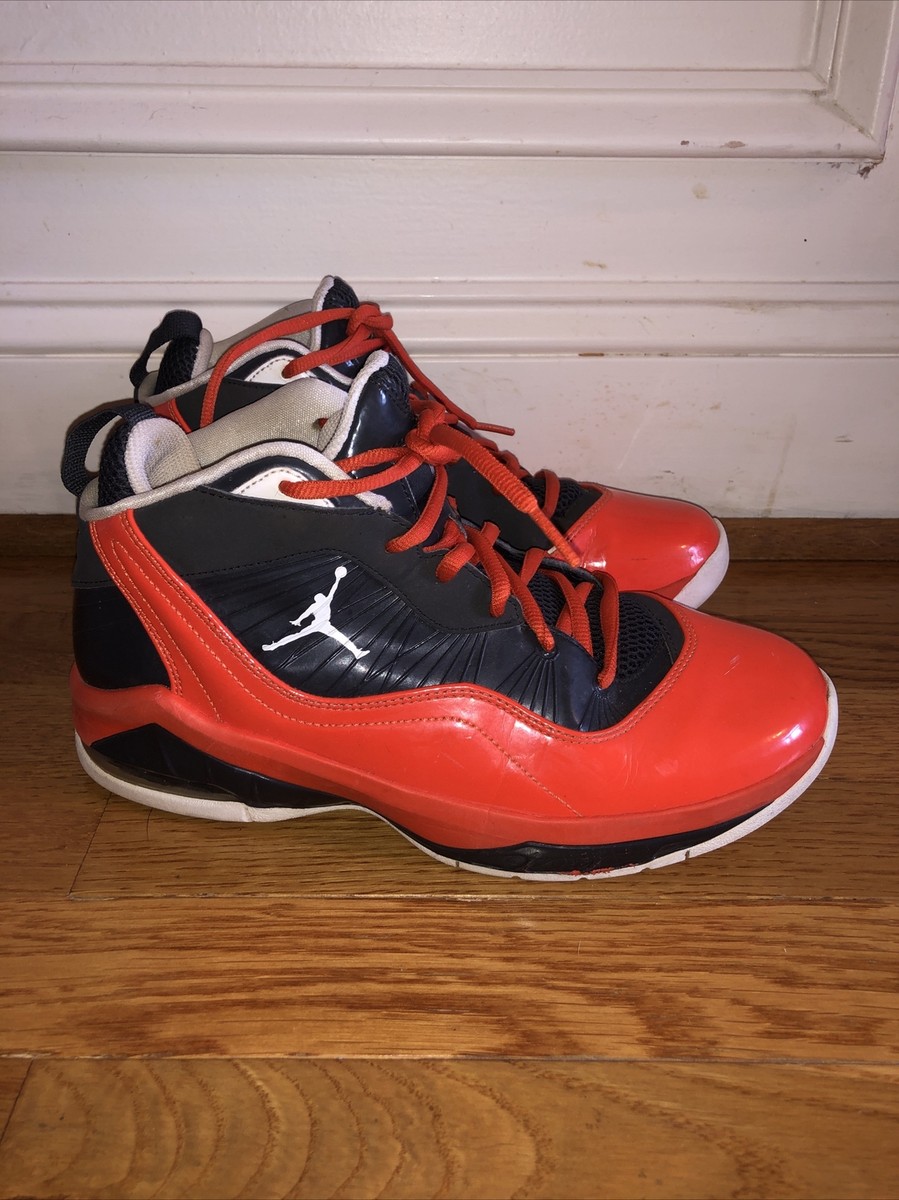 Jordan Melo M8 Anthracite/White-Orange 469787-016 Youth Sz 7
