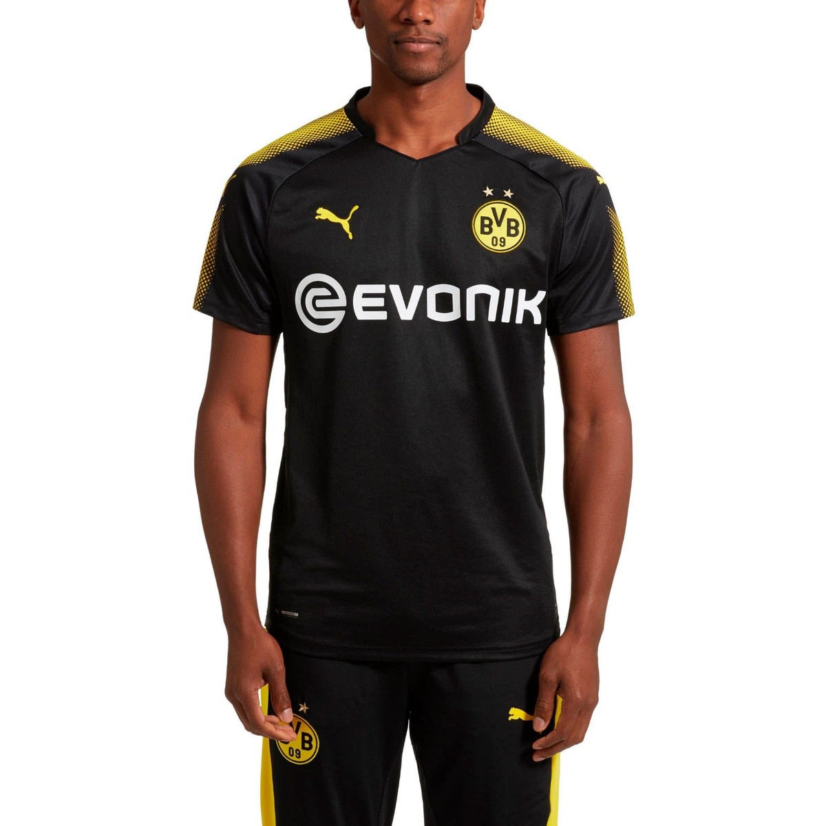 751672-02] Mens Puma BVB BORUSSIA DORTMUND AWAY REPLICA SHIRT | eBay