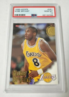 1996-97 NBA Hoops Kobe Bryant RC Rookie Card #281 PSA 10 Mint | eBay
