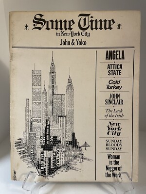 John & Yoko, Some Time In New York City, Songbook 1972 | eBay