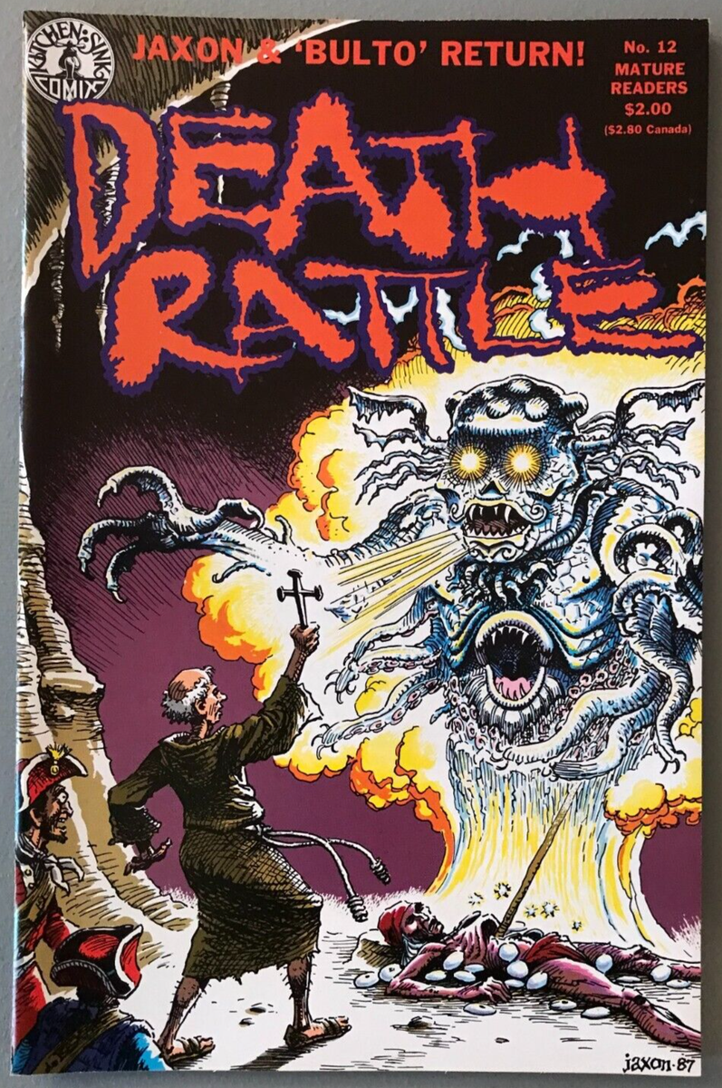 Death Rattle Vol 1 #12 By Jaxon Jackson Finch Stiles Kitchen Sink