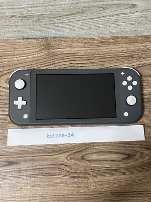 Nintendo Switch Lite Gray Console Near mint from Japan W/ BOX