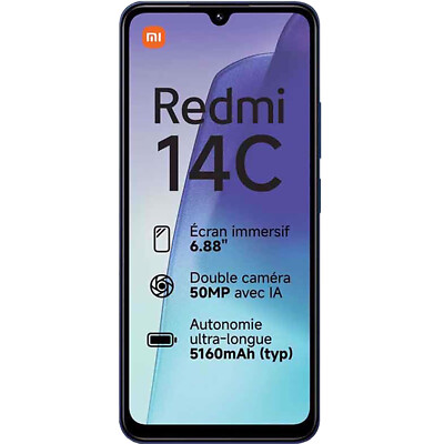 Xiaomi Redmi 14C 4G Starry Blue 256GB + 8GB Dual-SIM Unlocked GSM