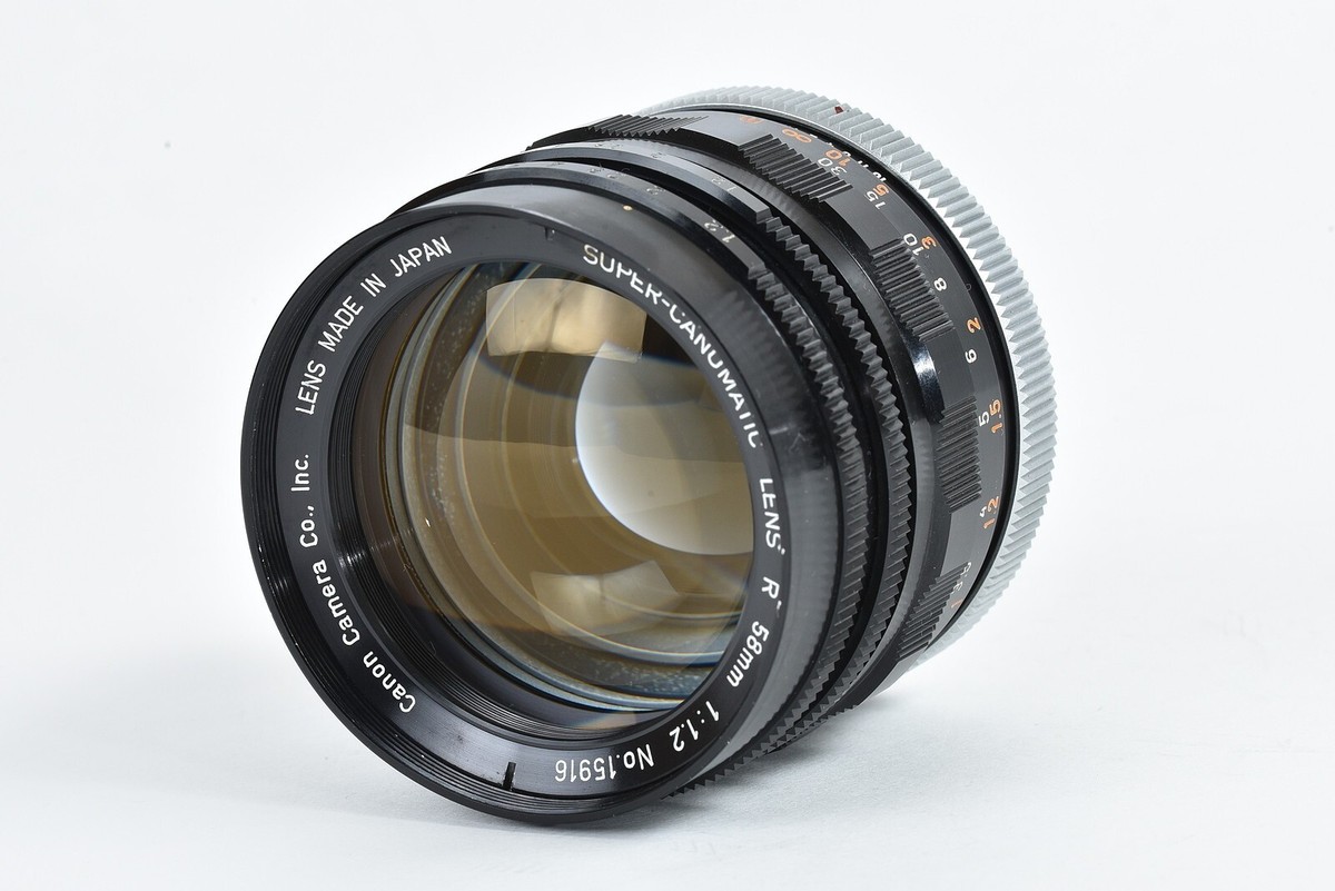 Canon Super Canomatic R 58mm f1.2 Lens FL / FD Mount [Very good