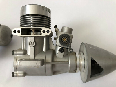 OS Max SF 46 RC Engine with Aluminum Spinner and Muffler