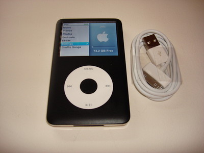 APPLE IPOD CLASSIC 6TH GEN. CUStOM BLACK 80GBNEW BATTERY | eBay