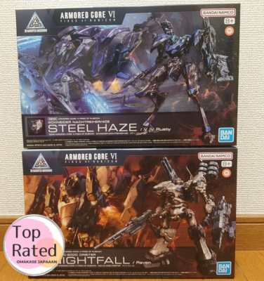 Set 30MM ARMORED CORE Ⅵ FIRES OF RUBICON Steel Haze + Nightfall