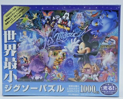 1000 Piece Jigsaw Puzzle Disney Mickey Mouse Its Magic! Smallest