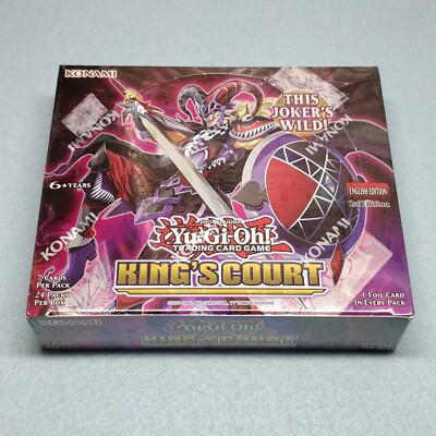 1x Yugioh King's Court 1st Edition Booster Box KICO New Sealed | eBay