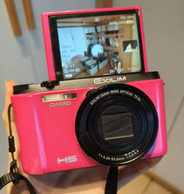 Casio ZR-1200 16MP Compact Digital Camera WiFi 12X Zoom Exilim